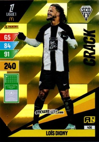 Sticker Loîs Diony - Ligue 1 2024-2025. Adrenalyn XL n. 406 - Panini