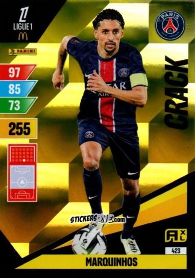 Cromo Marquinhos - Ligue 1 2024-2025. Adrenalyn XL n. 423 - Panini