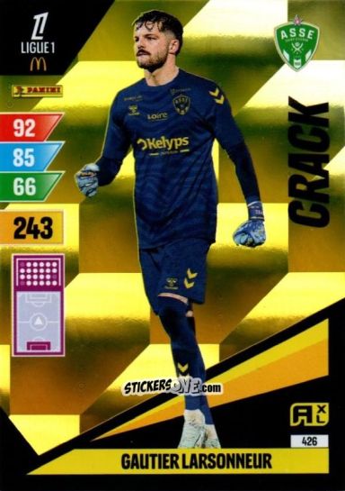 Sticker Gautier Larsonneur - Ligue 1 2024-2025. Adrenalyn XL n. 426 - Panini