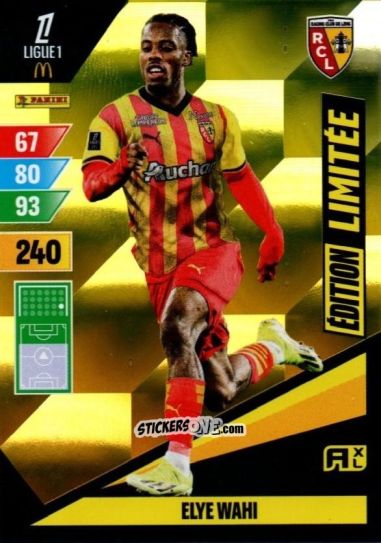 Sticker Elye Wahi - Ligue 1 2024-2025. Adrenalyn XL n. LE-EW - Panini