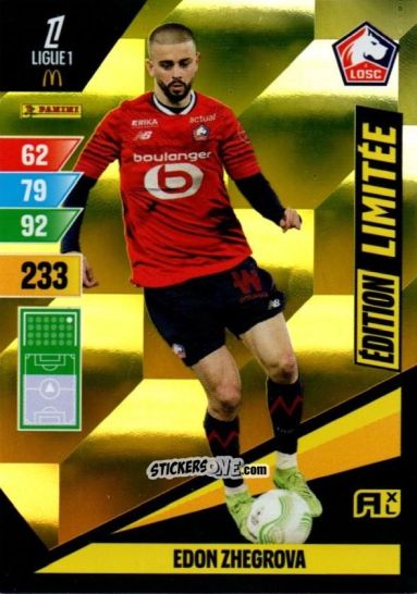 Sticker Edon Zhegrova - Ligue 1 2024-2025. Adrenalyn XL n. LE-EZ - Panini