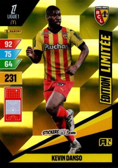 Sticker Kevin Danso - Ligue 1 2024-2025. Adrenalyn XL n. LE-KD - Panini