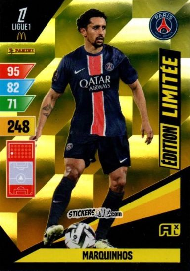 Cromo Marquinhos - Ligue 1 2024-2025. Adrenalyn XL n. LE-M - Panini
