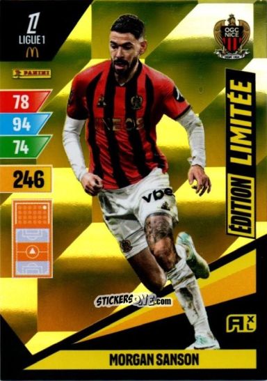 Sticker Morgan Sanson - Ligue 1 2024-2025. Adrenalyn XL n. LE-MS - Panini