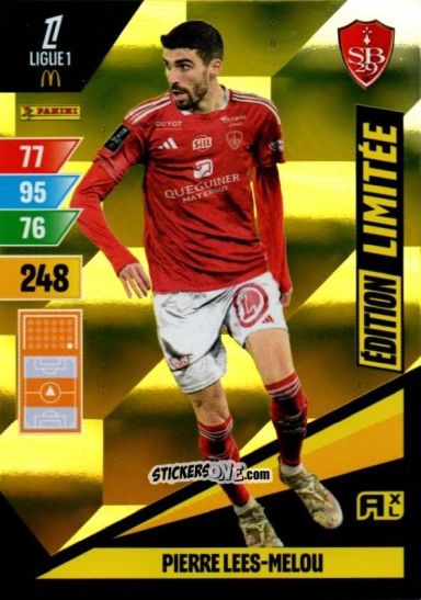 Sticker Pierre-Lees Melou - Ligue 1 2024-2025. Adrenalyn XL n. LE-PLM - Panini