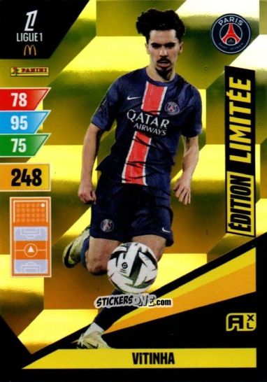 Cromo Vitinha - Ligue 1 2024-2025. Adrenalyn XL n. LE-V - Panini