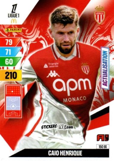 Sticker Caio Henrique - Ligue 1 2024-2025. Adrenalyn XL n. 150BIS - Panini