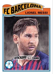 Sticker Lionel Messi  - Living Set Soccer 2019
 n. 1 - Topps