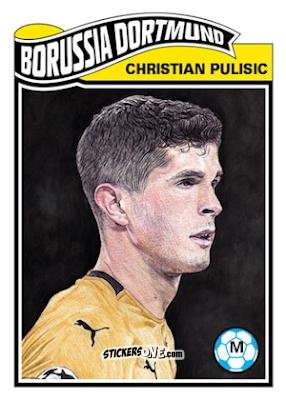 Cromo Christian Pulisic  - Living Set Soccer 2019 n. 6 - Topps