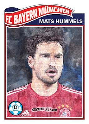 Sticker Mats Hummels  - Living Set Soccer 2019 n. 9 - Topps