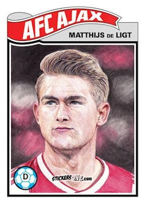 Sticker Matthijs de Ligt - Living Set Soccer 2019 n. 17 - Topps