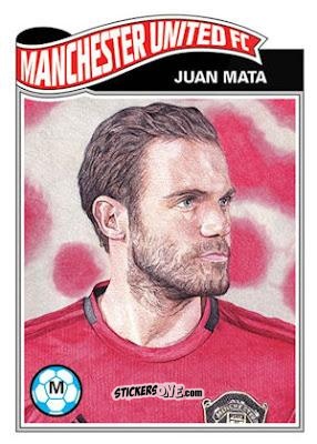 Cromo Juan Mata - Living Set Soccer 2019 n. 18 - Topps