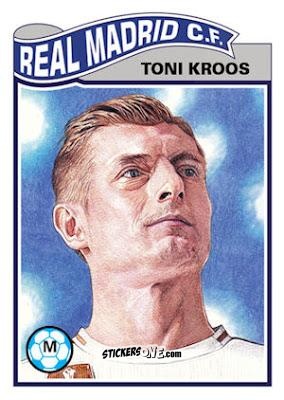 Cromo Toni Kroos - Living Set Soccer 2019 n. 20 - Topps
