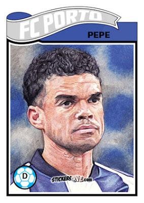 Sticker Pepe - Living Set Soccer 2019 n. 21 - Topps