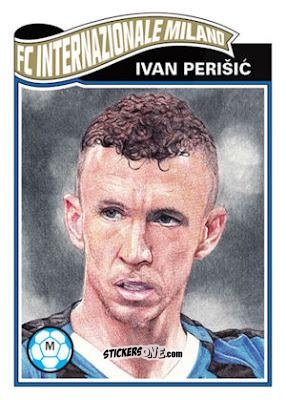 Sticker Ivan Perisic - Living Set Soccer 2019 n. 28 - Topps