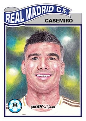 Cromo Casemiro - Living Set Soccer 2019 n. 34 - Topps