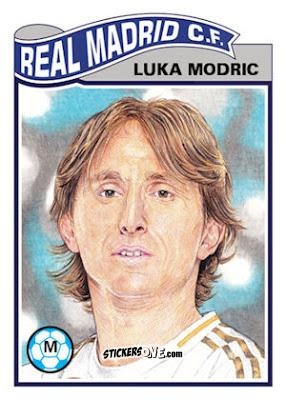 Figurina Luka Modric - Living Set Soccer 2019 n. 46 - Topps