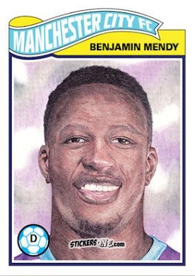 Cromo Benjamin Mendy - Living Set Soccer 2019 n. 49 - Topps