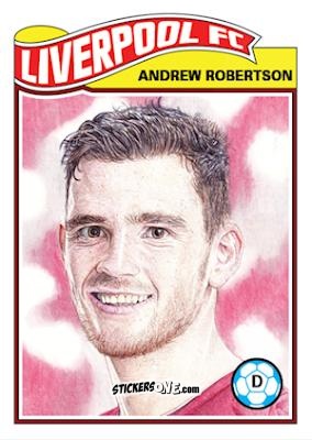 Cromo Andrew Robertson - Living Set Soccer 2019 n. 51 - Topps