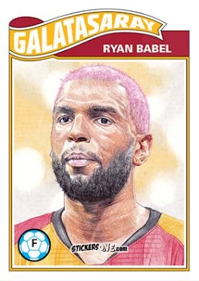 Sticker Ryan Babel - Living Set Soccer 2019 n. 65 - Topps