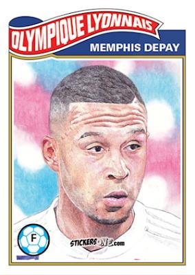 Cromo Memphis Depay - Living Set Soccer 2019 n. 66 - Topps