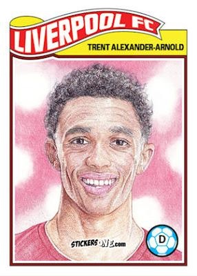Sticker Trent Alexander-Arnold - Living Set Soccer 2019 n. 71 - Topps