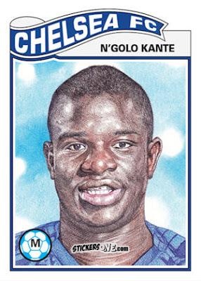Figurina N’Golo Kante - Living Set Soccer 2019 n. 72 - Topps