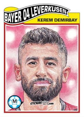 Sticker Kerem Demirbay - Living Set Soccer 2019 n. 74 - Topps