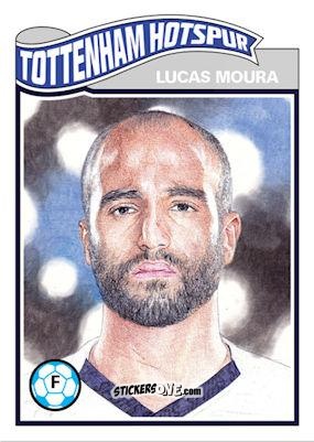 Figurina Lucas Moura - Living Set Soccer 2019 n. 78 - Topps