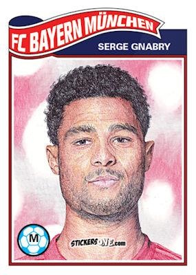 Cromo Serge Gnabry - Living Set Soccer 2019 n. 82 - Topps