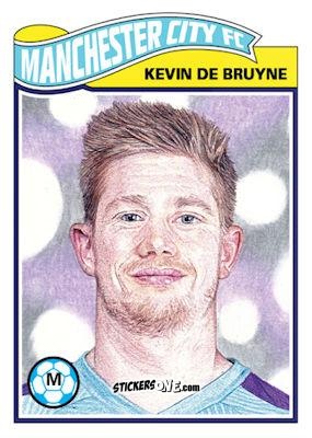 Figurina Kevin De Bruyne - Living Set Soccer 2019 n. 83 - Topps