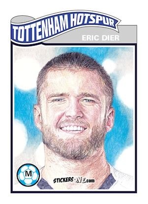 Sticker Eric Dier - Living Set Soccer 2019 n. 85 - Topps