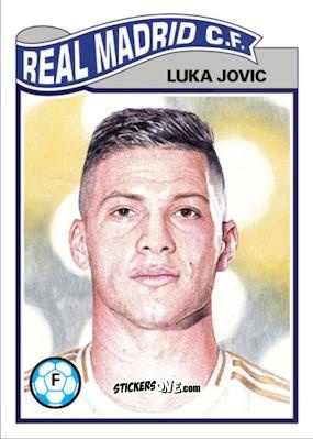 Cromo Luka Jovic - Living Set Soccer 2019 n. 88 - Topps