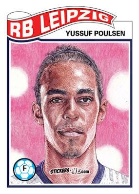 Cromo Yussuf Poulsen - Living Set Soccer 2019 n. 93 - Topps