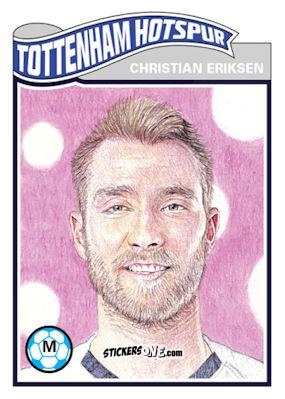 Cromo Christian Eriksen - Living Set Soccer 2019 n. 97 - Topps