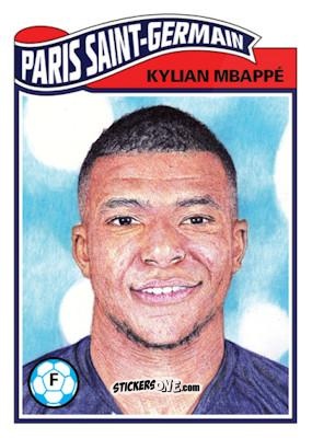 Figurina Kylian Mbappe - Living Set Soccer 2019 n. 100 - Topps
