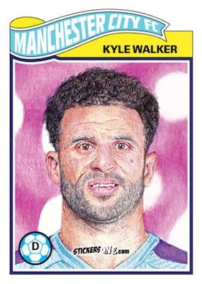 Cromo Kyle Walker - Living Set Soccer 2019 n. 101 - Topps
