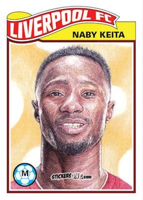 Figurina Naby Keita - Living Set Soccer 2019 n. 103 - Topps