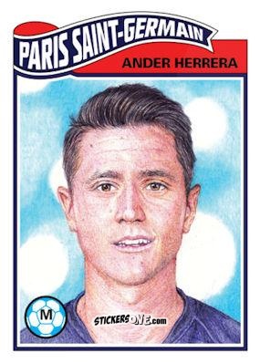 Sticker Ander Herrera - Living Set Soccer 2019 n. 104 - Topps
