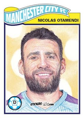 Cromo Nicolas Otamendi - Living Set Soccer 2020 n. 106 - Topps