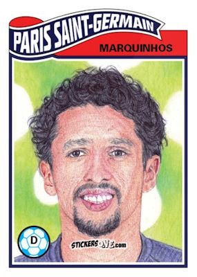 Sticker Marquinhos - Living Set Soccer 2020 n. 108 - Topps