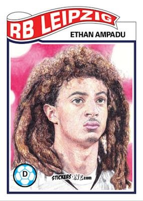 Figurina Ethan Ampadu - Living Set Soccer 2020 n. 114 - Topps