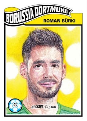Cromo Roman Burki - Living Set Soccer 2020 n. 116 - Topps