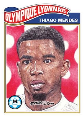 Cromo Thiago Mendes - Living Set Soccer 2020 n. 122 - Topps