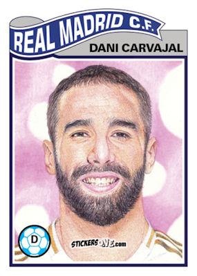 Cromo Dani Carvajal - Living Set Soccer 2020 n. 124 - Topps