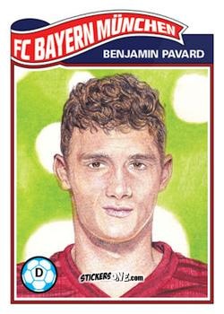 Figurina Benjamin Pavard - Living Set Soccer 2020 n. 127 - Topps