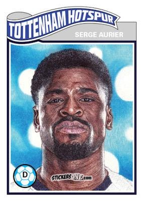 Cromo Serge Aurier - Living Set Soccer 2020 n. 129 - Topps