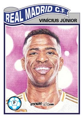 Cromo Vinicius Junior - Living Set Soccer 2020 n. 132 - Topps