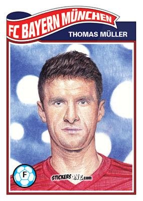 Sticker Thomas Muller - Living Set Soccer 2020 n. 141 - Topps