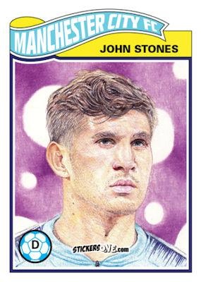 Cromo John Stones - Living Set Soccer 2020 n. 148 - Topps
